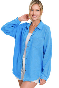 GIANETTA Raw Edge Shirt