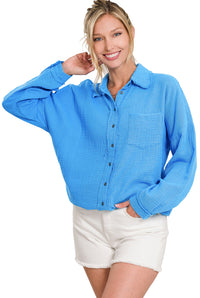 GIANETTA Raw Edge Shirt