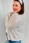 Be Your Own Star Silver Sequin Open Blazer