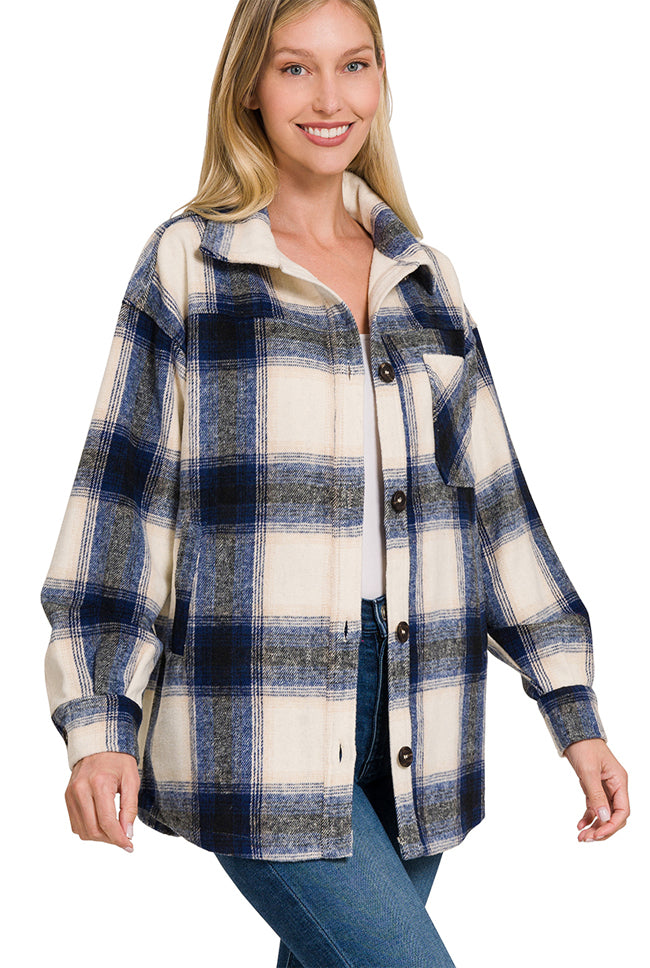 Plaid 'LYNNIE' Shacket