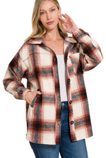 Plaid 'LYNNIE' Shacket