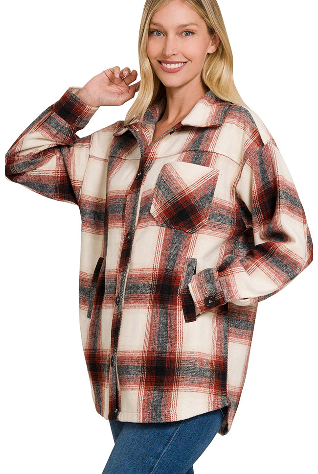 Plaid 'LYNNIE' Shacket