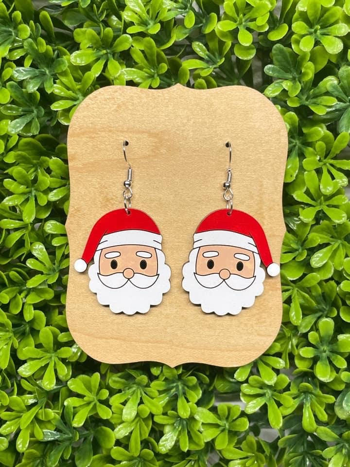 Santa Holiday Earring