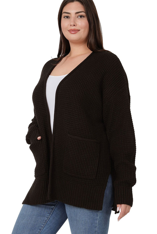 Waffle 'JENNA' Cardigan