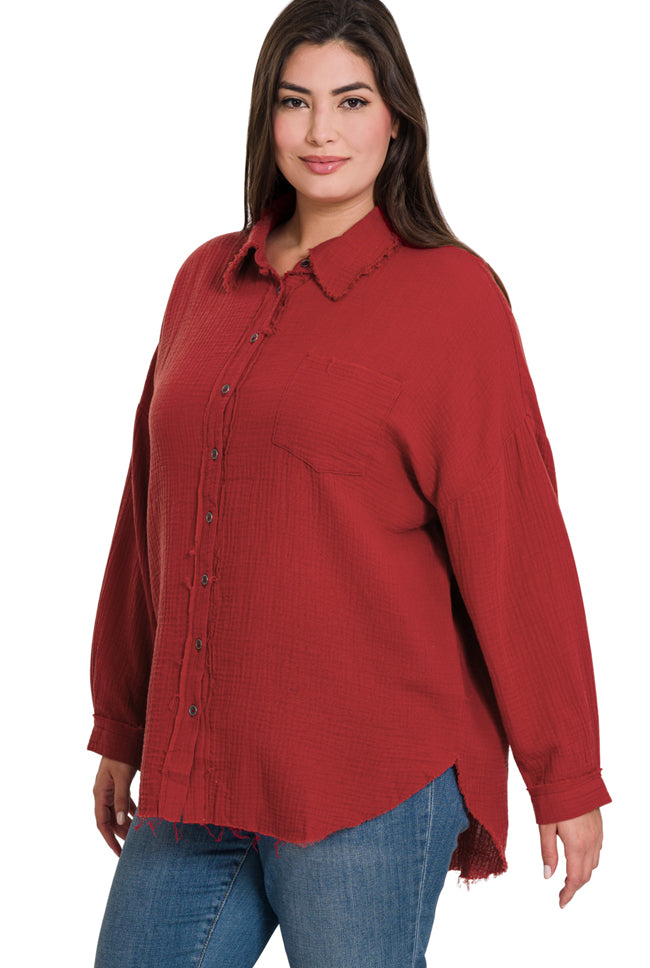 Raw Edge 'GIANETTA' Shirt