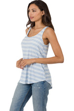 *FINAL SALE* Striped Sleeveless 'Nikki' Tank