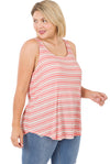 *FINAL SALE* Striped Sleeveless 'Nikki' Tank