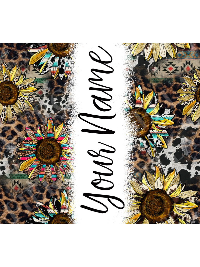 Leopard/Sunflower (personalize)