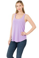 *FINAL SALE* Sleeveless Round Hem Tank
