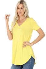 *FINAL SALE* Sage V Neck Tee