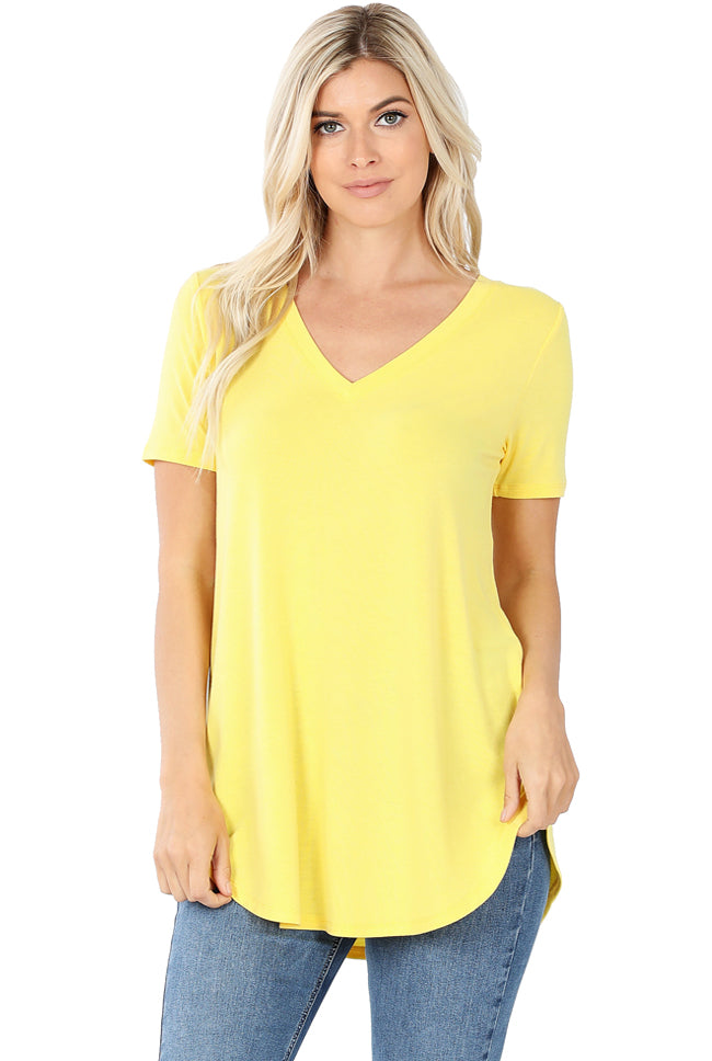*FINAL SALE* Sage V Neck Tee